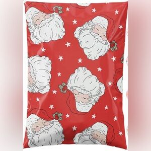 20 Red Santa Christmas 6”x9” PolyMailers